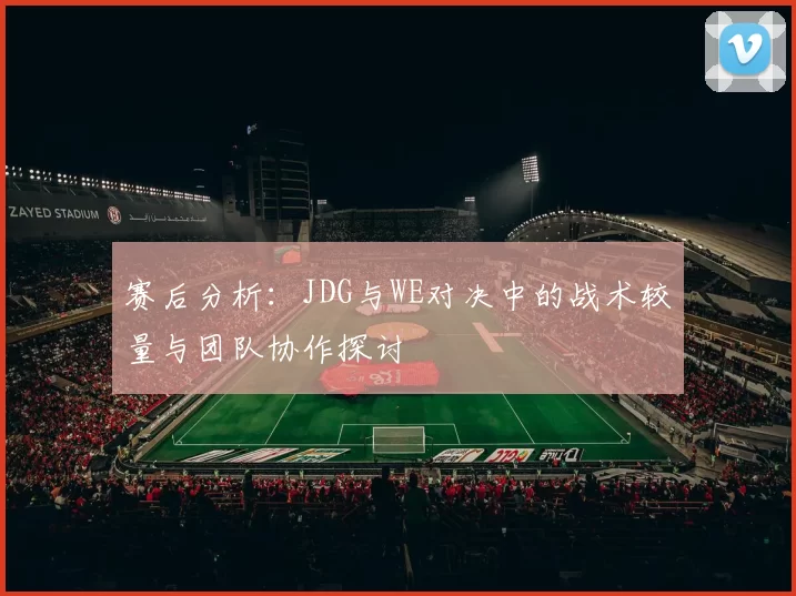 赛后分析：JDG与WE对决中的战术较量与团队协作探讨